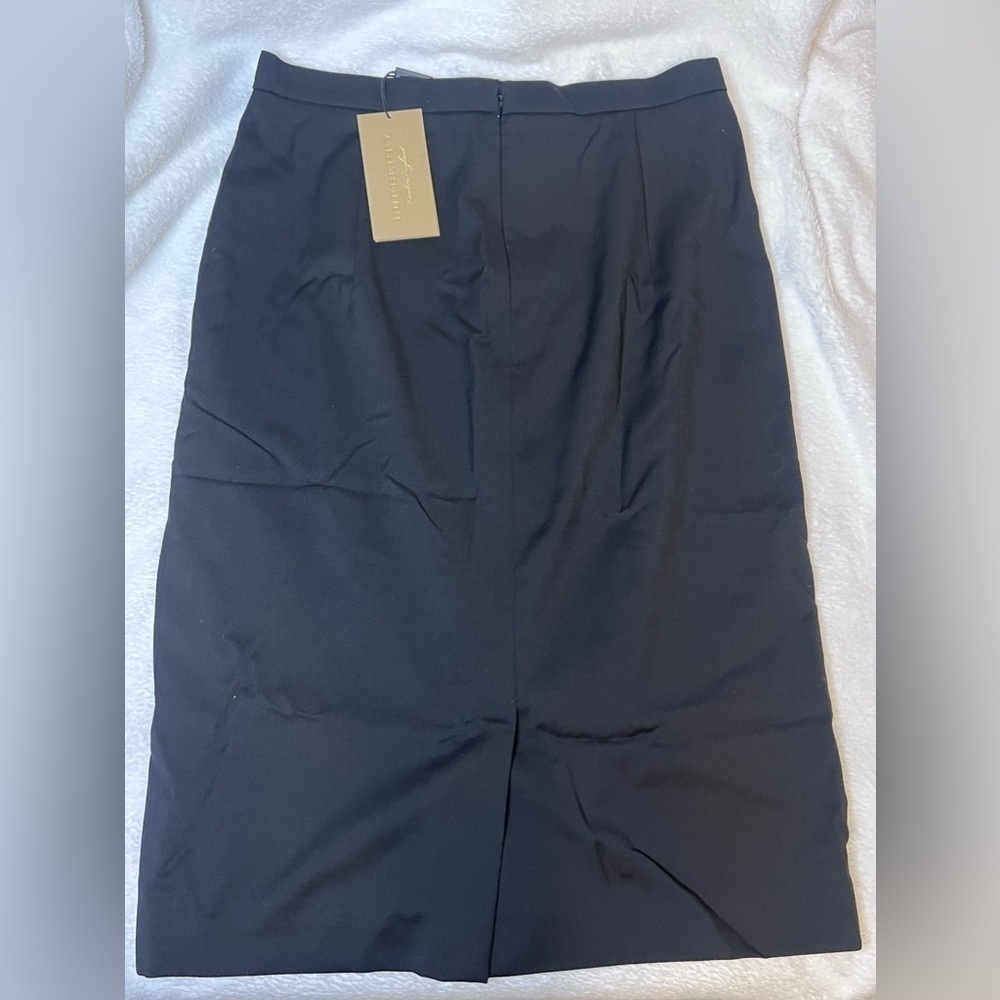 NWT BURBERRY Pencil Skirt Size 8 - BLACK - Picture 5 of 14